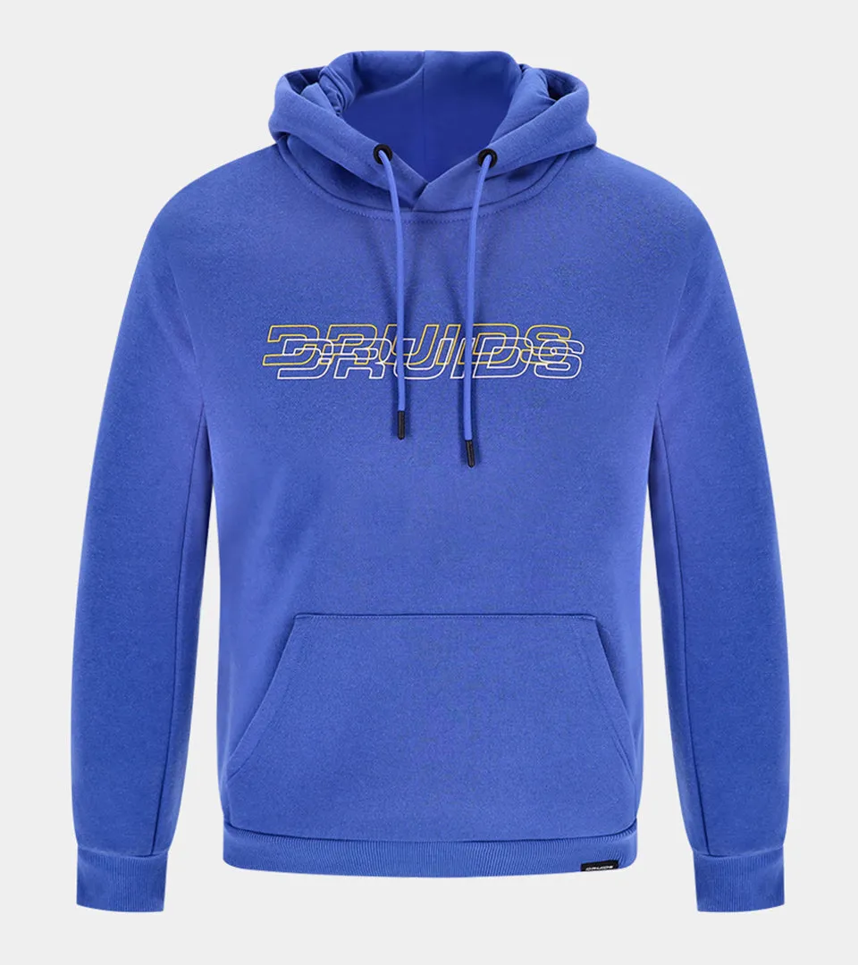 THE DOUBLE LOGO HOODIE - BLUE