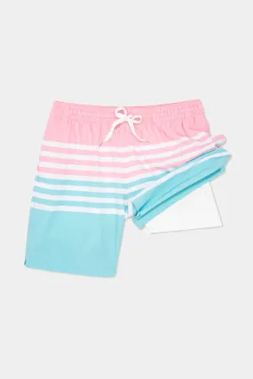 The On The Horizons Lined Swim Trunk