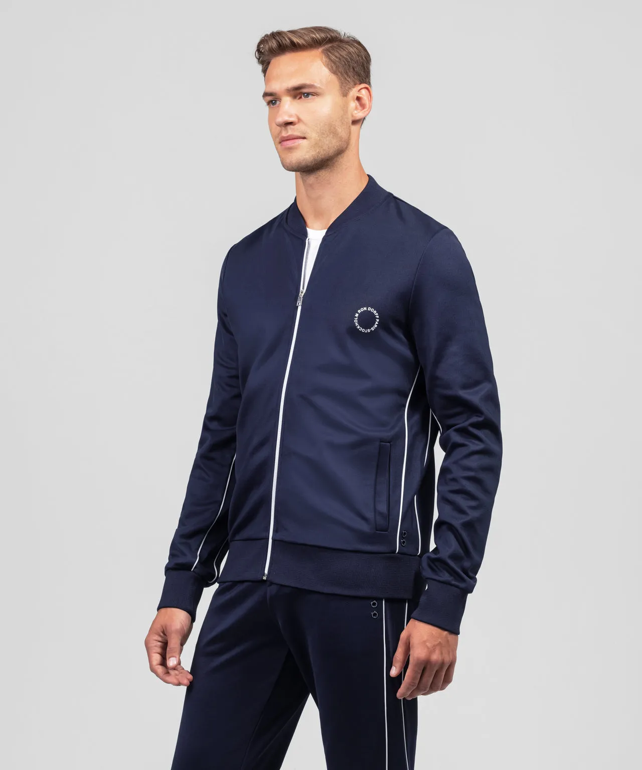 Track Jacket: Navy