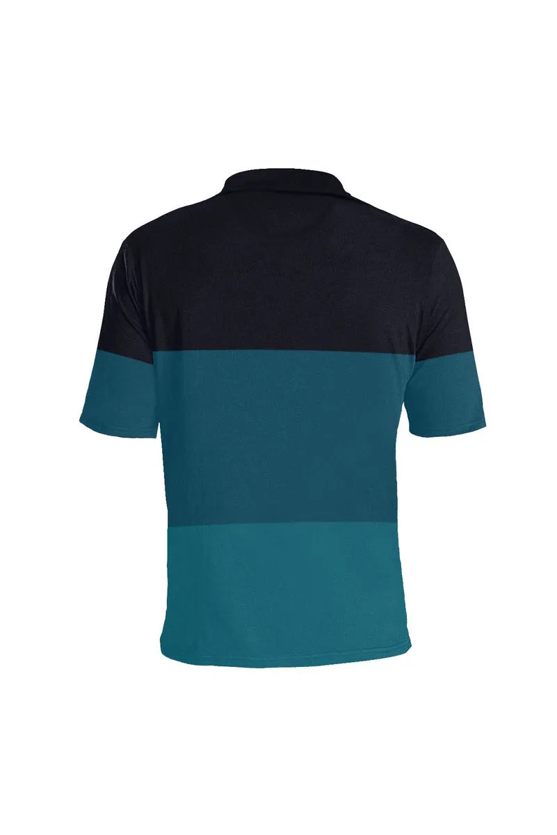 Tricolor Men's Polo Shirt