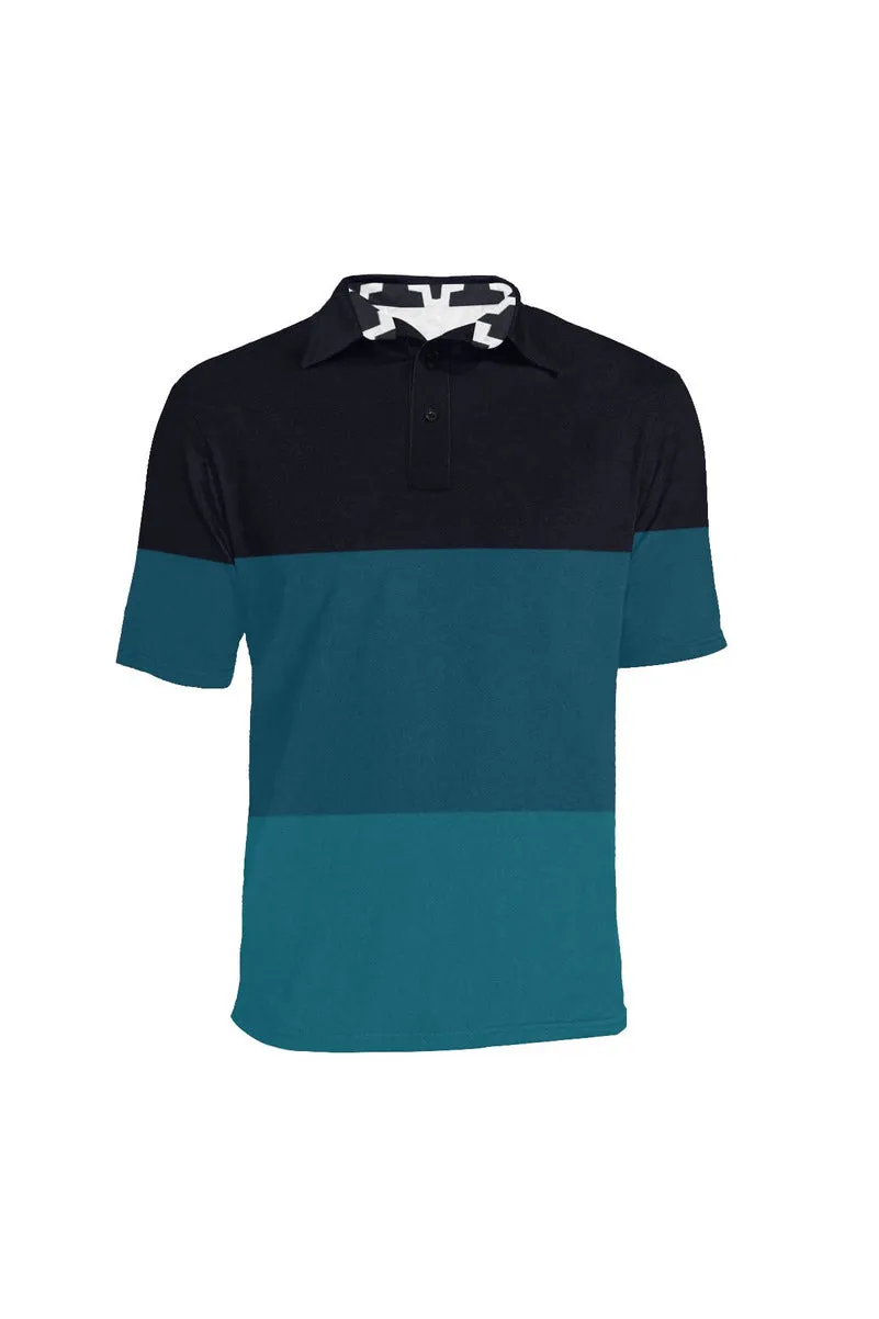 Tricolor Men's Polo Shirt