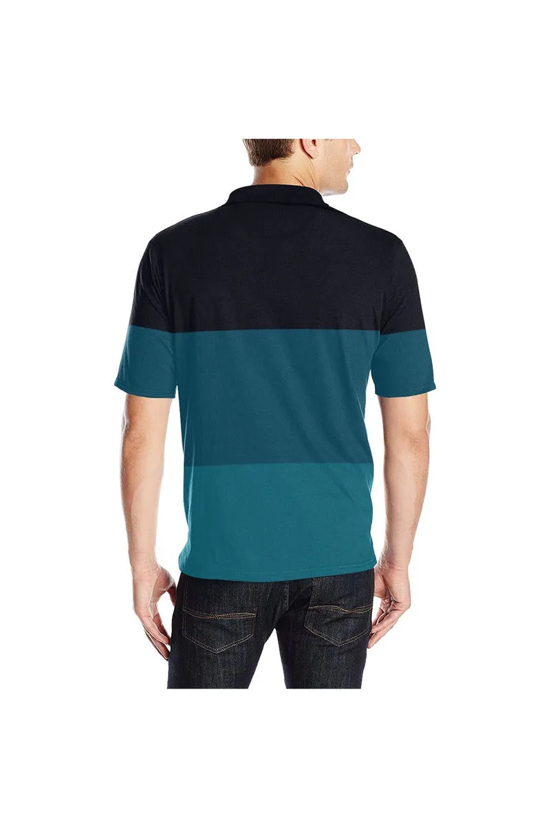 Tricolor Men's Polo Shirt