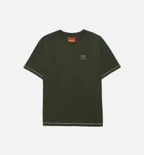 Vault x Nigel Cabourn Short Sleeve Knit Mens T-Shirt - Olive