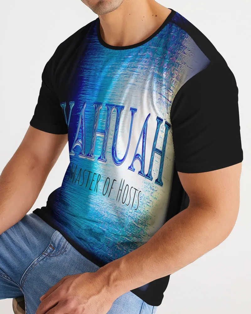 Yahuah-Master of Hosts 01-01 Men's Designer Crewneck T-shirt