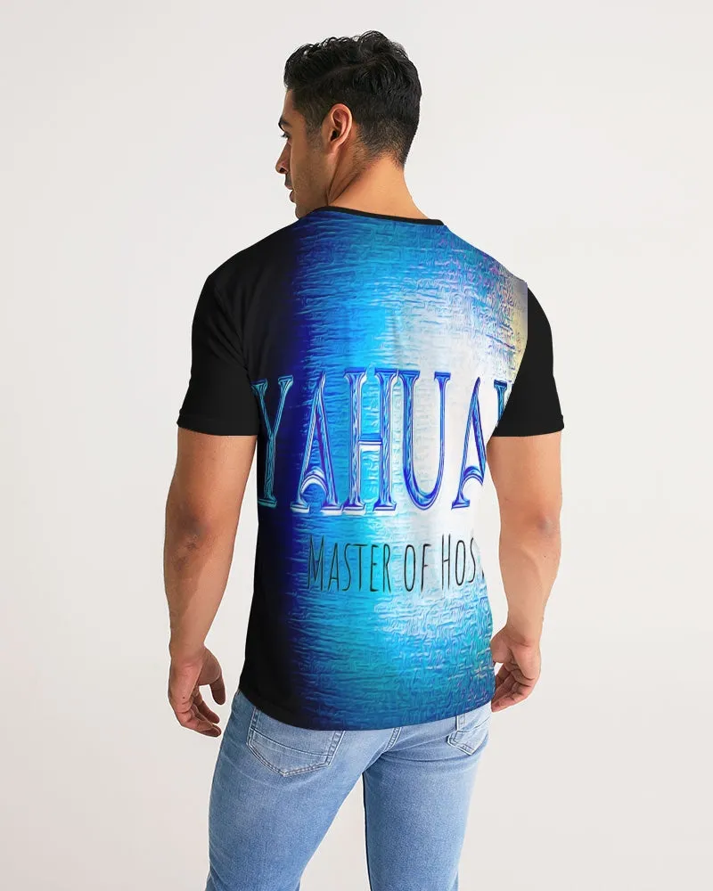 Yahuah-Master of Hosts 01-01 Men's Designer Crewneck T-shirt