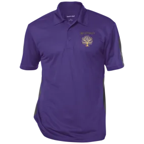 Yahuah-Tree of Life 01 Men's Designer Performance Textured Three Button Polo Shirt (5 colors)