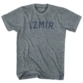 ?zmir Text Womens Tri-Blend Junior Cut T-Shirt