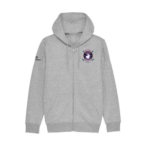 Zürich Heather Grey Zip Hoodie